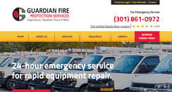 Desktop Screenshot of guardianfireprotection.com